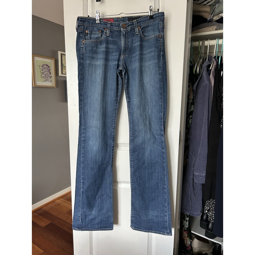 AG Adriano Goldschmied The Angel Bootcut Jeans Women Size 29R Med Wash Stretch